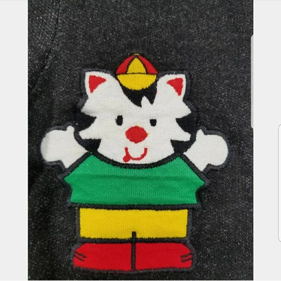 🚫 SOLD 🚫 ON MER Colorful Cat Suspenders Pants - Picture 4 of 5